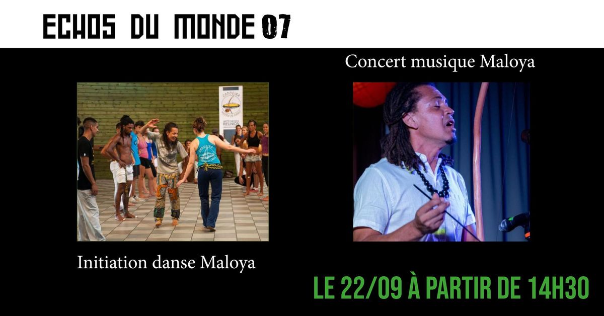 Echo du monde 7 \u00e0 la Chartrie avec Axel Sautron (Atelier et concert Maloya)