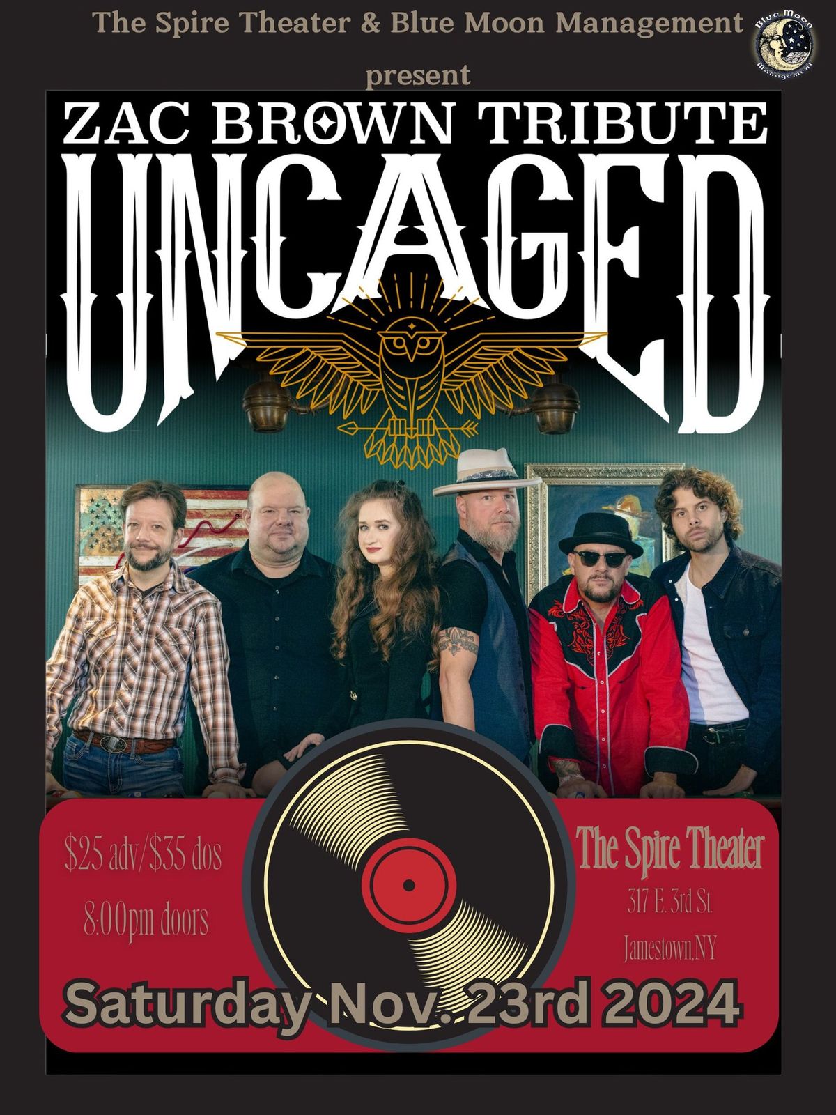 UNCAGED: A Tribute to Zac Brown Band \u2013 Live at the Spire Theater