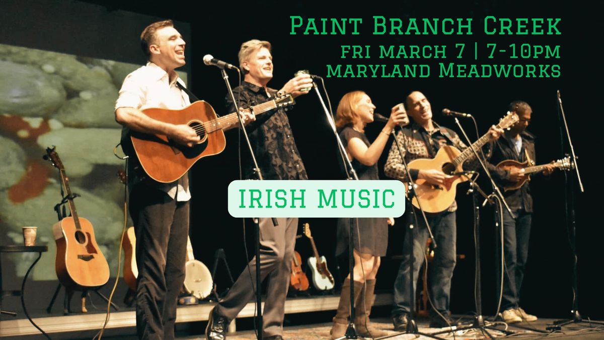 Paint Branch Creek:  Irish Music