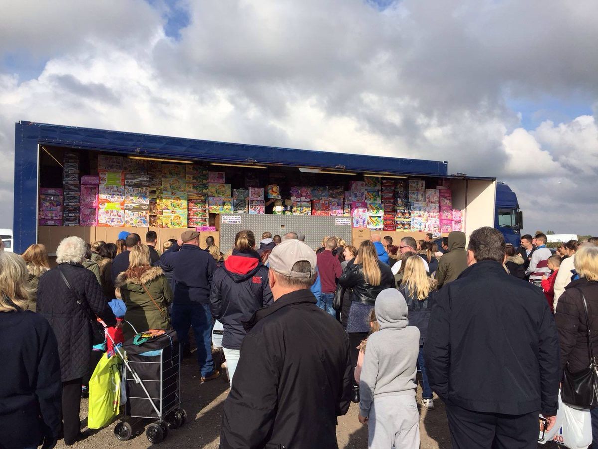 Wellesbourne market -toy man