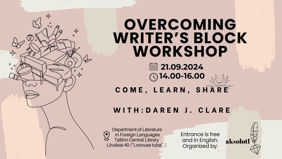 Overcoming writer's block workshop