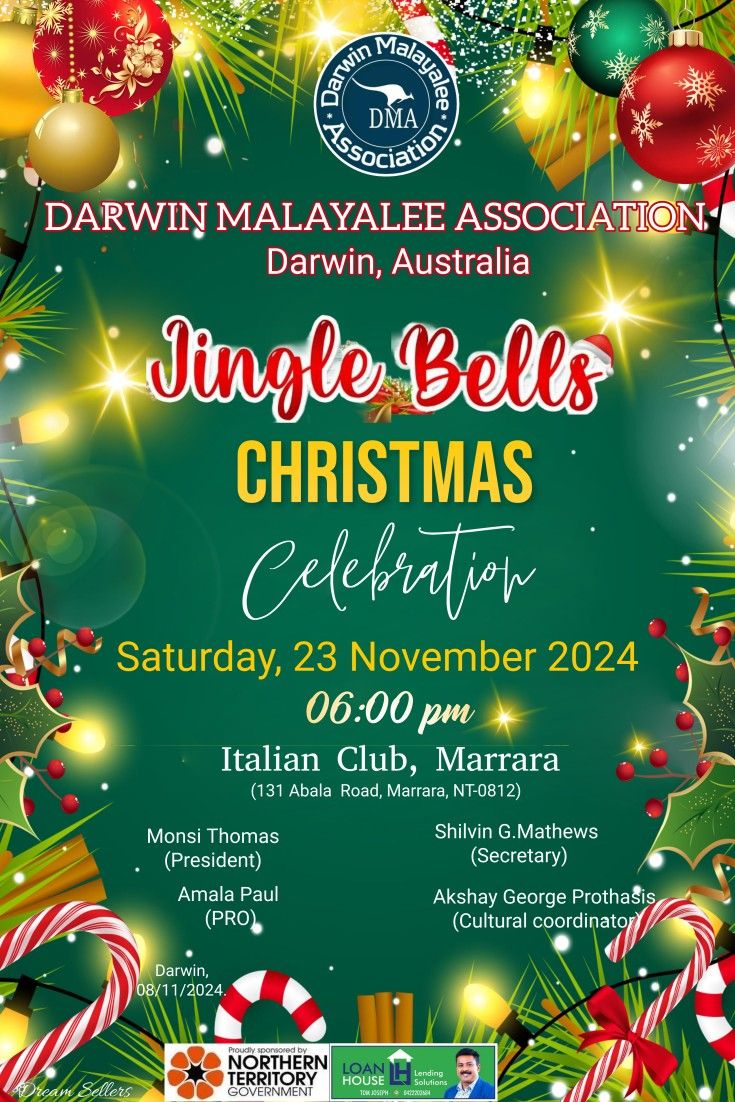 Darwin Malayalee Association's Christmas and New Year celebrations