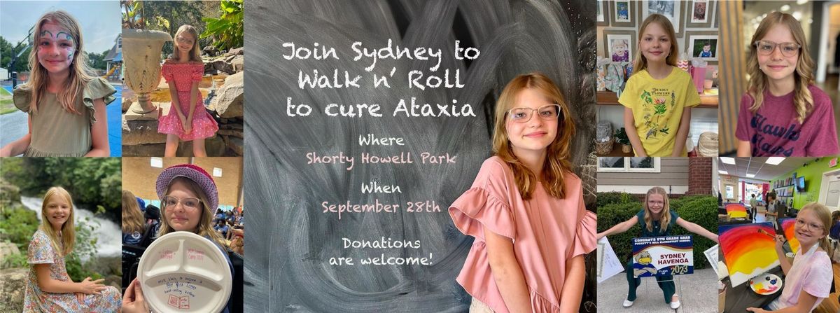 Sydney's Walk n Roll to Cure Ataxia