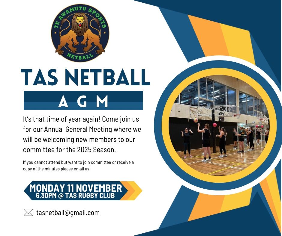 TAS Netball AGM