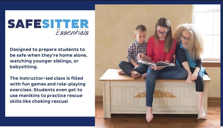 Safe Sitter Essentials for Children in grades 6-8