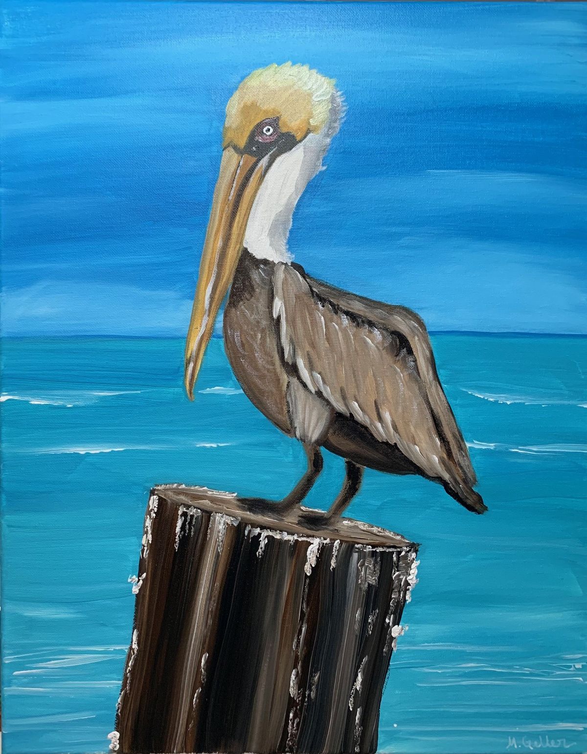 Class: Pelican Painting