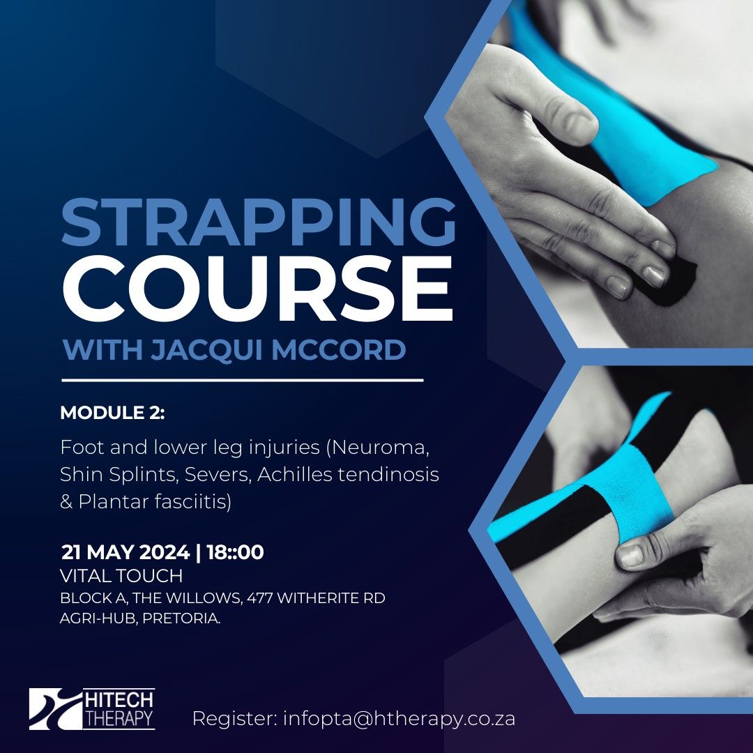 Strapping Course with Jacqui McCord Johannesburg