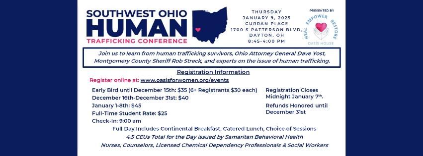 Southwest Ohio Human Trafficking Conference 2025