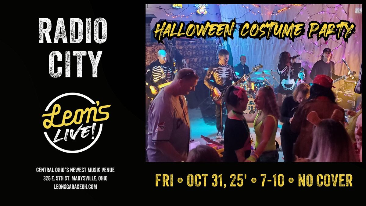 Radio City Halloween Costume Party at Leon's Live