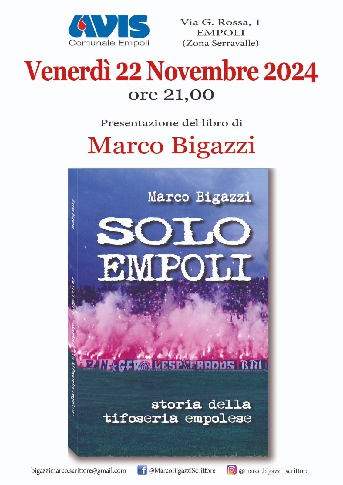 Presentazione libro "Solo Empoli - storia della tifoseria empolese"