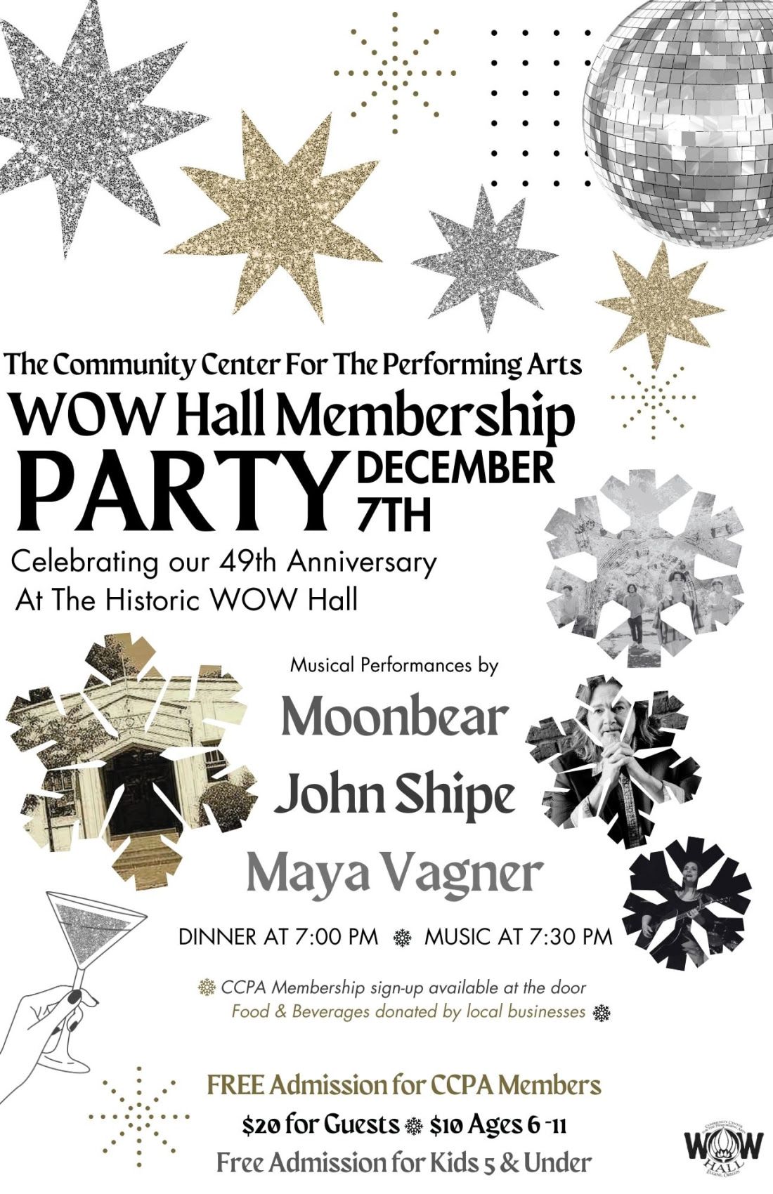 WOW Hall Membership Party