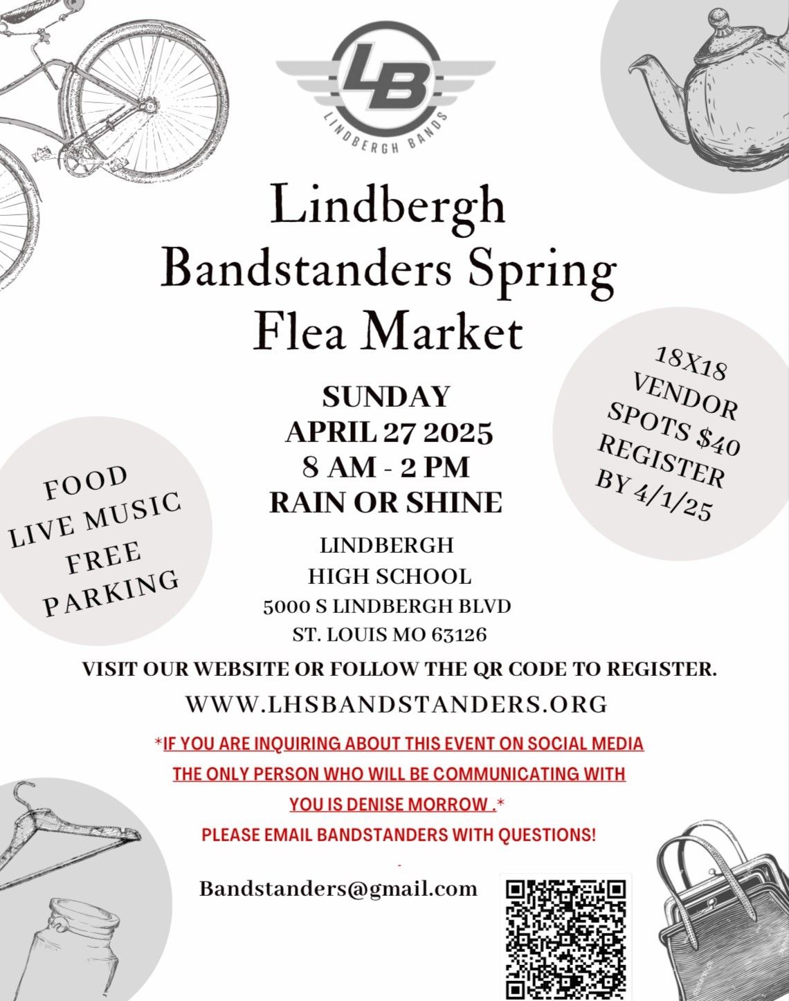 Lindbergh Bandstanders Spring Flea Market