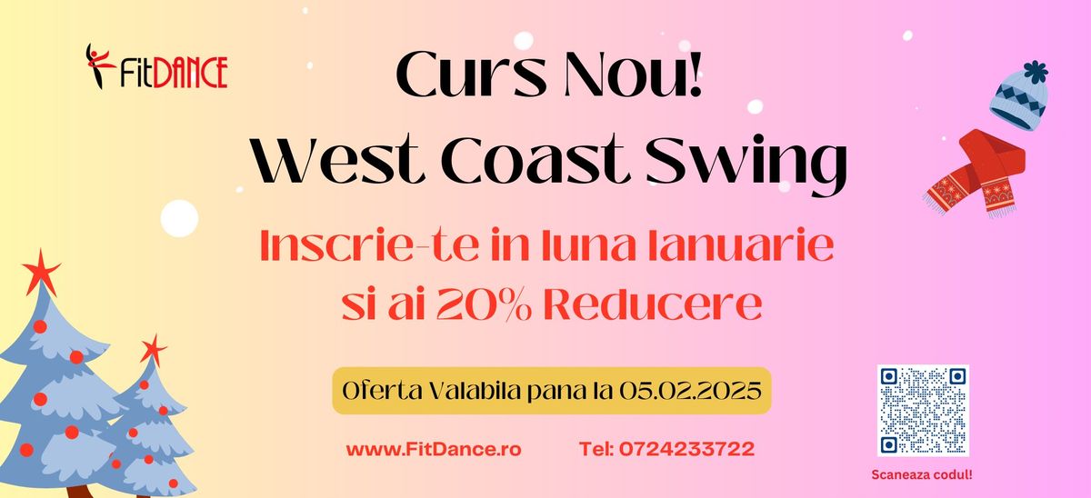 Descoper\u0103 Bucuria Dansului cu Noul Curs de West Coast Swing!