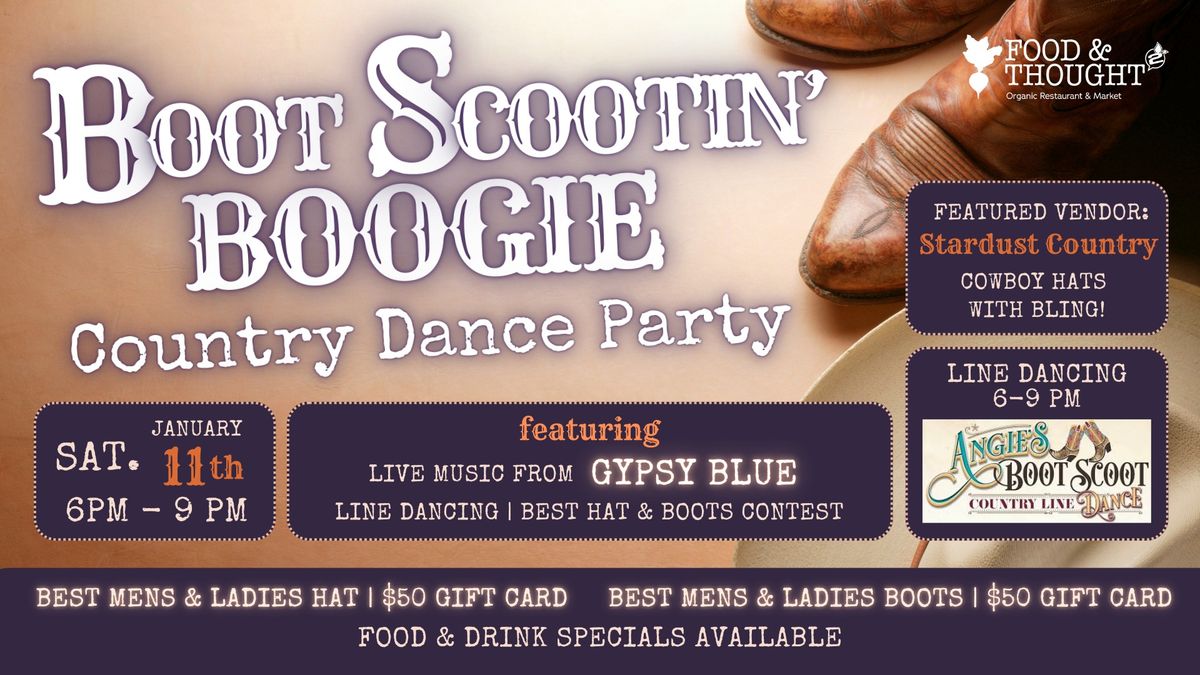 Boot Scootin' Boogie Country Dance Party