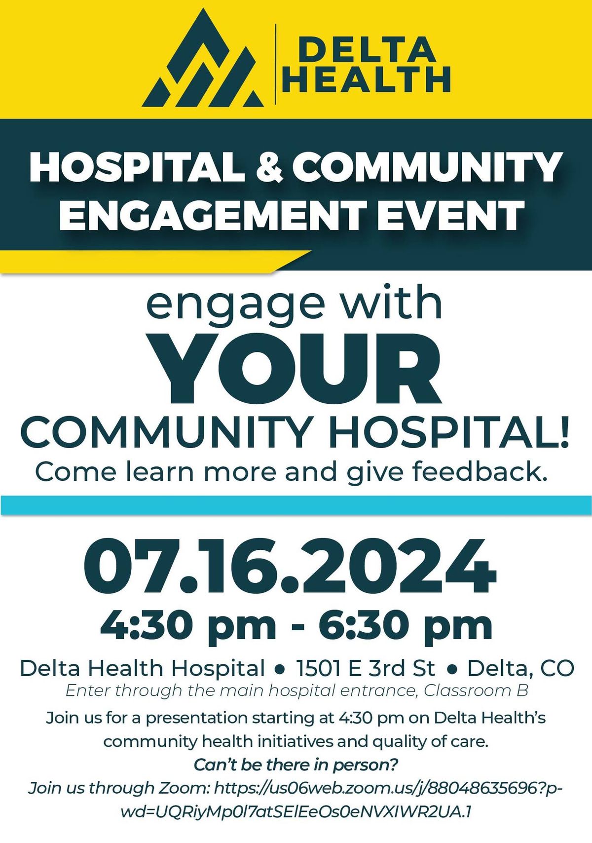 Hospital and Community Engagement Event