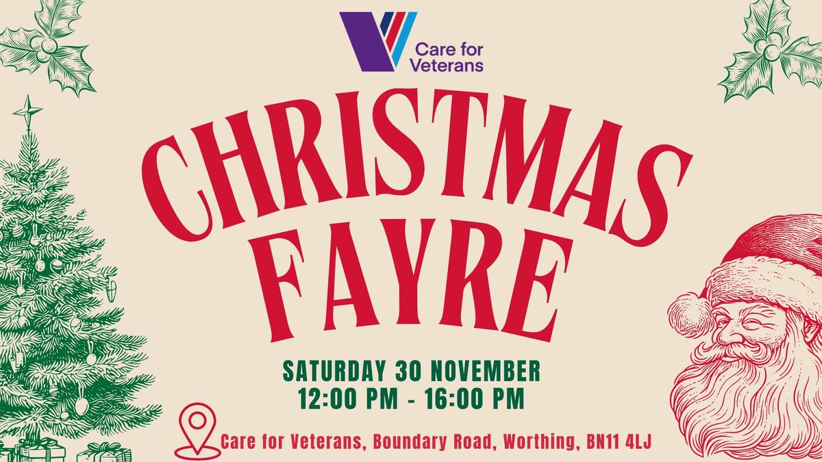 Care for Veterans Christmas Fayre 2024