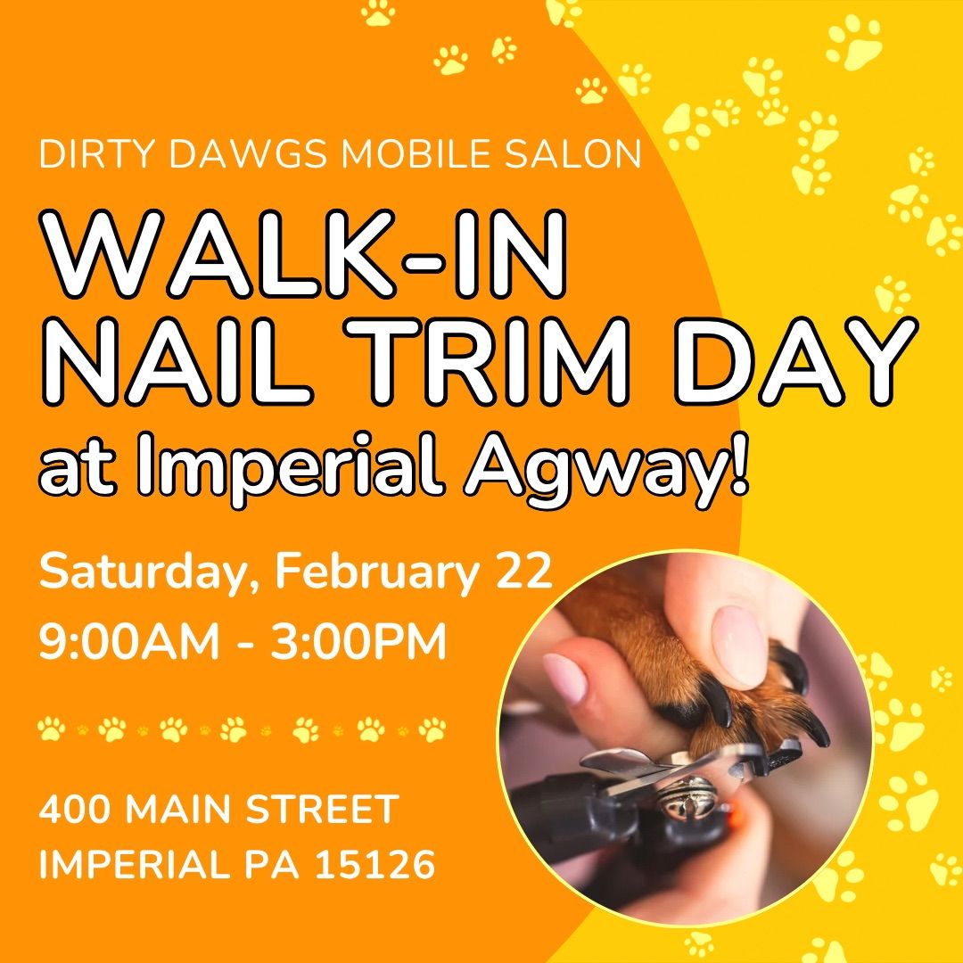 $15 Walk-In Nail Trim Day!\ud83d\udc3e