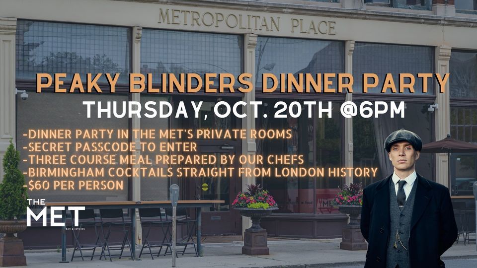 Peaky Blinders Dinner Party