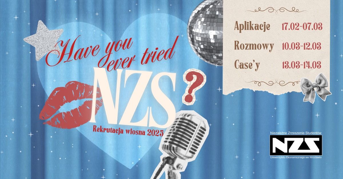 Have you ever tried NZS?\ud83d\udc8b | Rekrutacja wiosenna do NZS UE Wroc