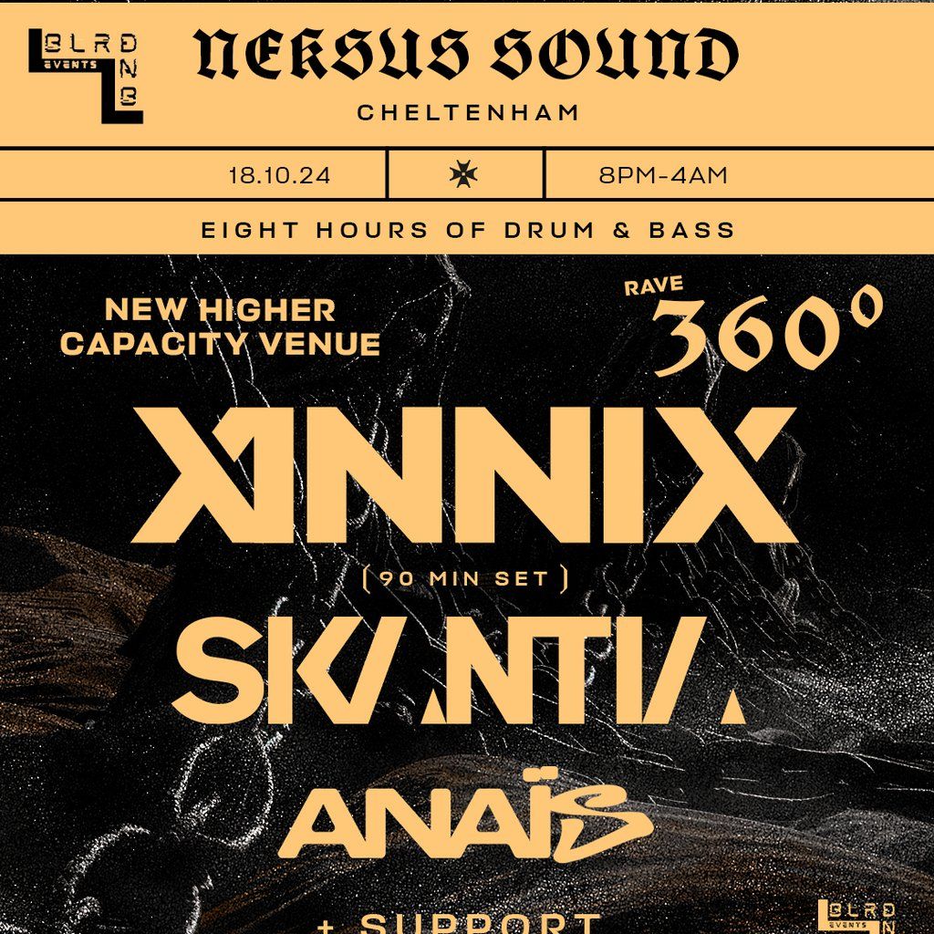 BLURRED x NEKSUS SOUND Presents: 360\u00b0 W\/ ANNIX \/ SKANTIA \/ ANAIS