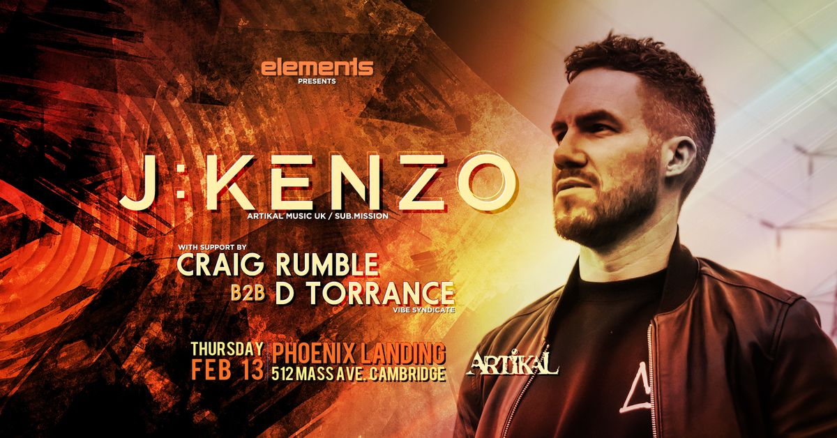 elements w\/ J:KENZO (Artikal Music | Metalheadz - UK)