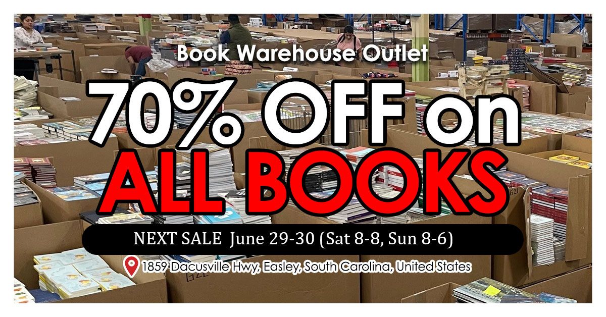 Book Warehouse Outlet June Sale