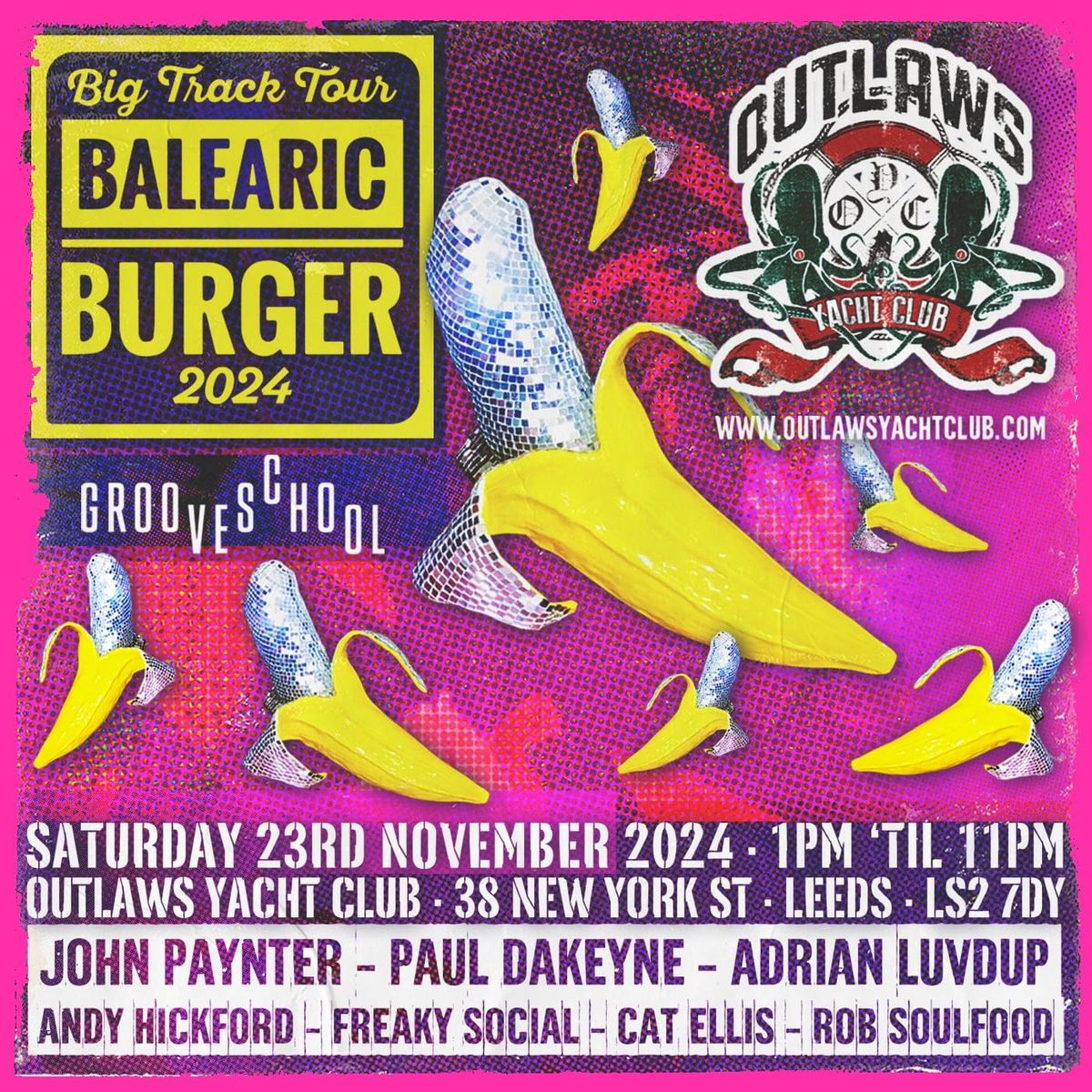 Balearic Burger Big Track Tour - Leeds