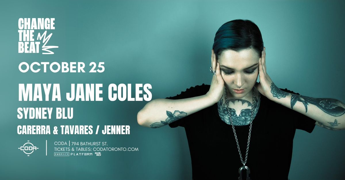 Maya Jane Coles x CODA | October 25th