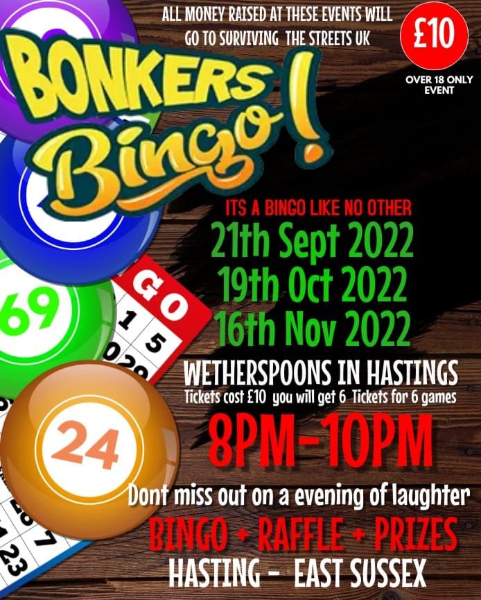 Bonkers Bingo Wetherspoons Hastings