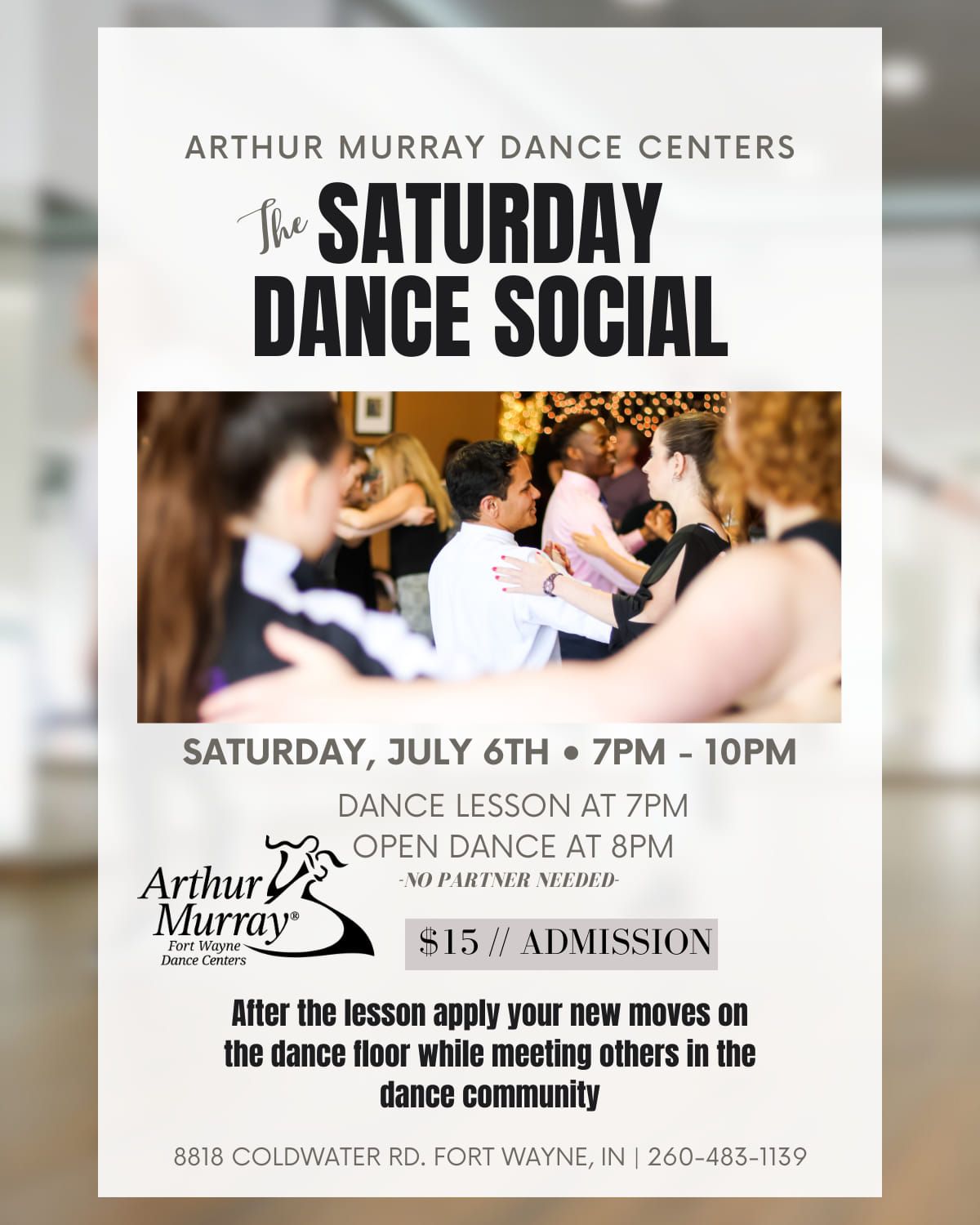 The Saturday Dance Social