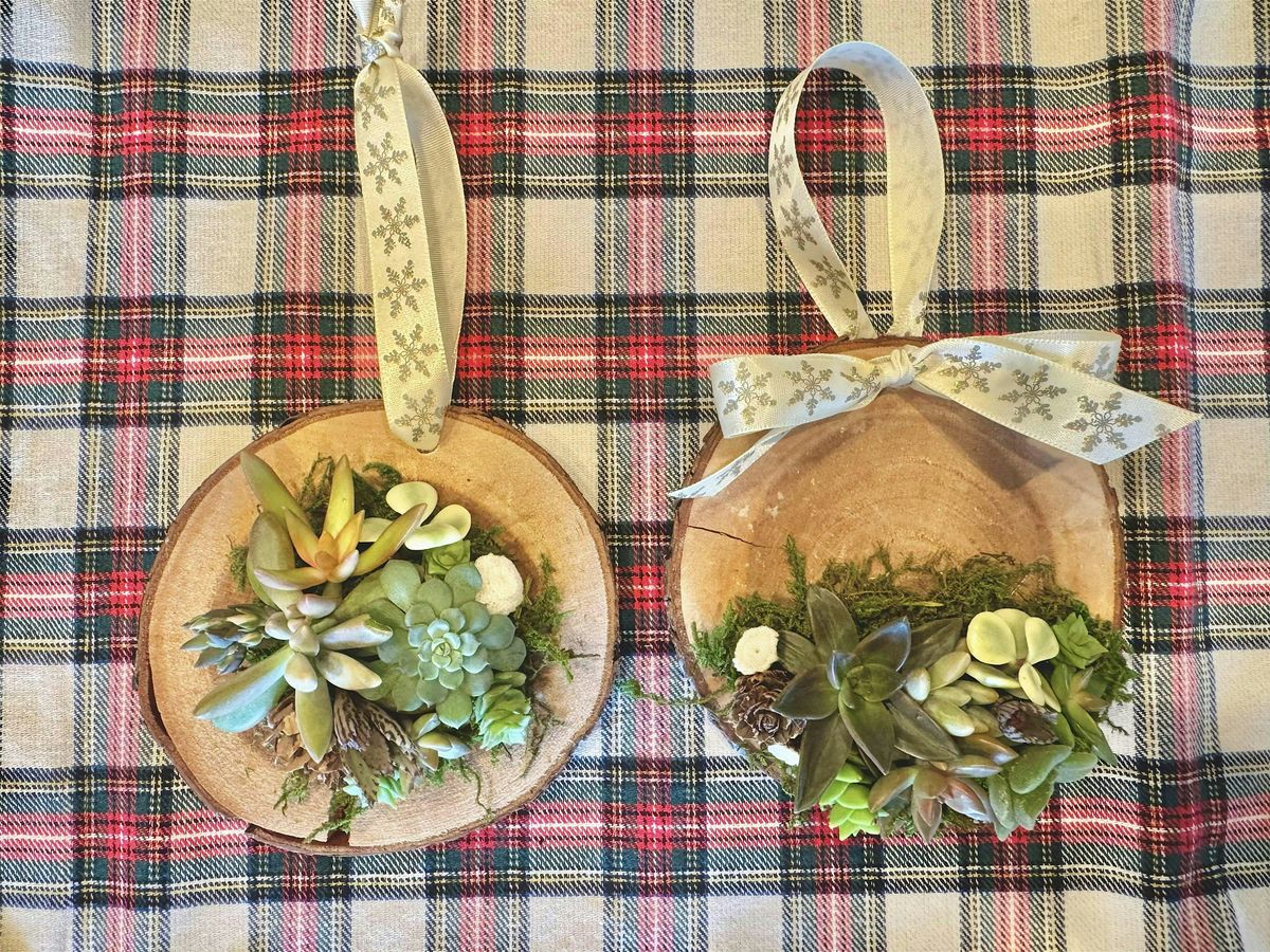 Succulent Ornament Workshop