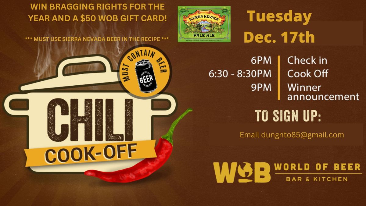 Annual Chili Cook-off