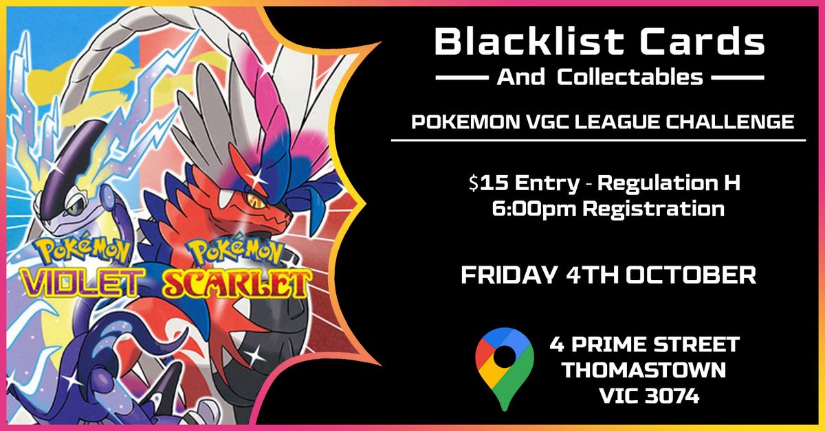 Pokemon VGC League Challenge