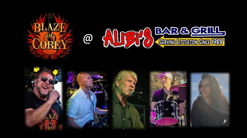 Blaze of Corey (Full Band) @ Alibi's Bar & Grill | Classic Rock Covers