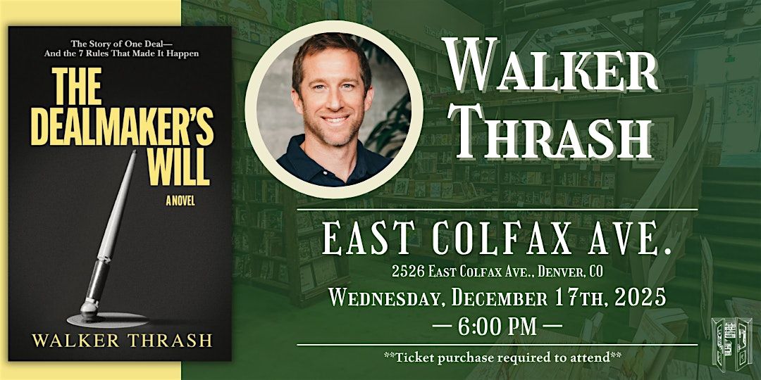 Walker Thrash Live at Tattered Cover Colfax