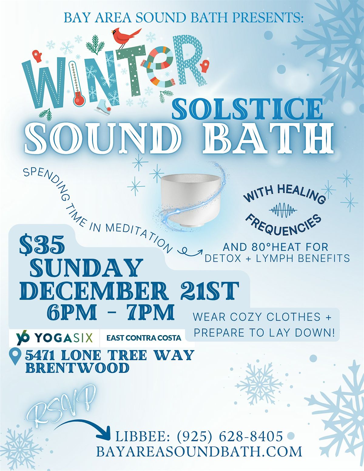 Winter Solstice Sound Bath with Singing Crystal Bowls