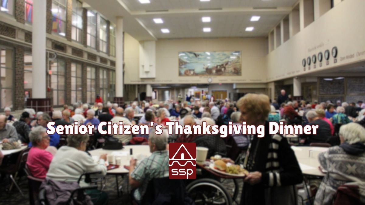 Senior Citizen\u2019s Thanksgiving Dinner