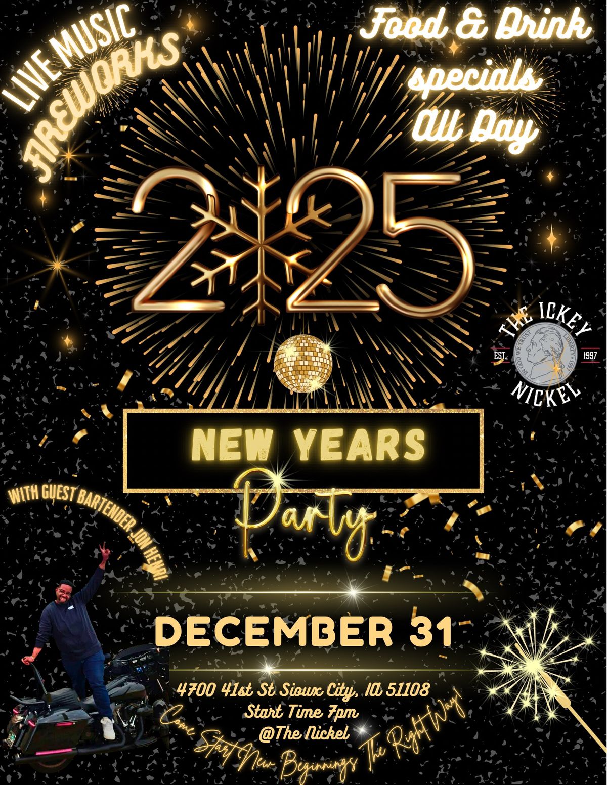 The Nickel New Year\u2019s Eve Party \ud83c\udf89 