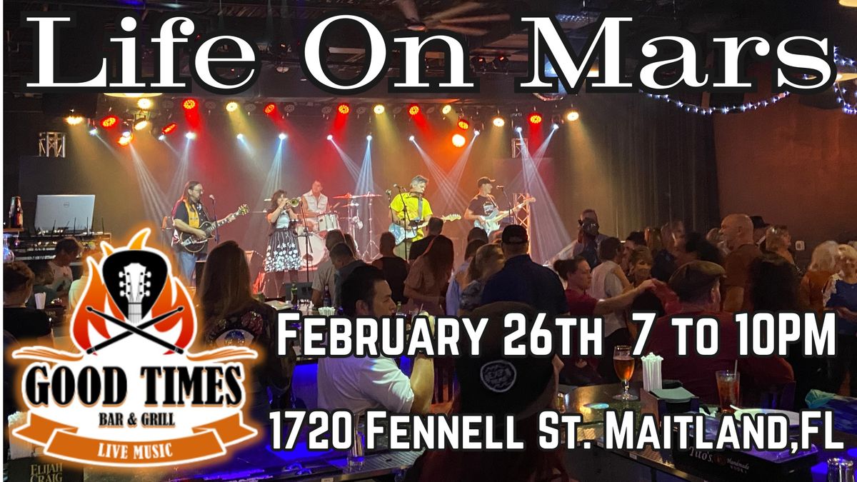 Join Life On Mars for the last Wednesday night of February!