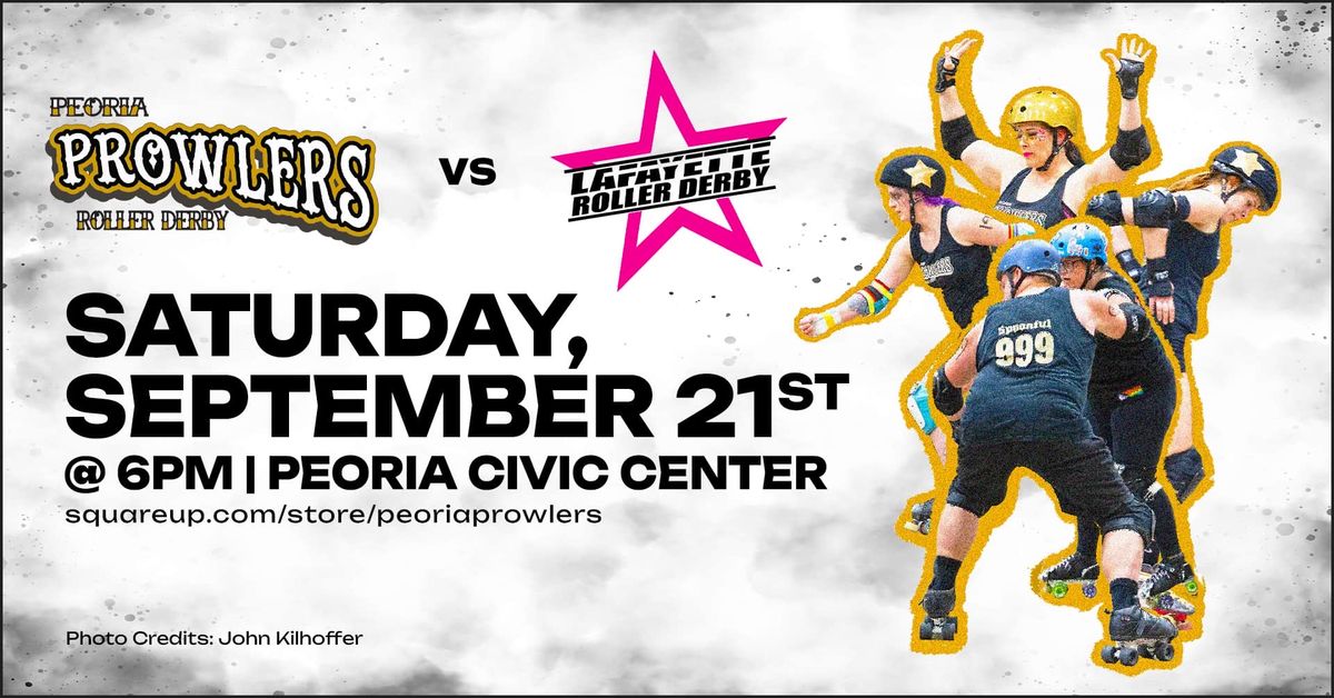 Peoria Prowlers vs Lafayette Roller Derby