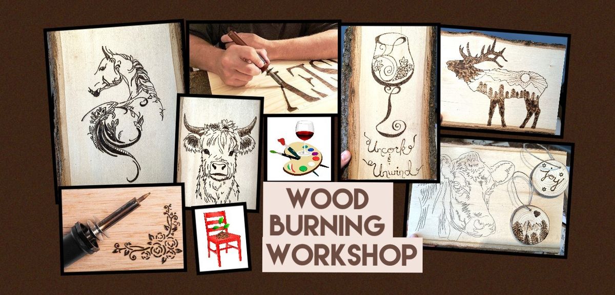 *5 Seats Left* Wood Burning (Pyrography) Workshop