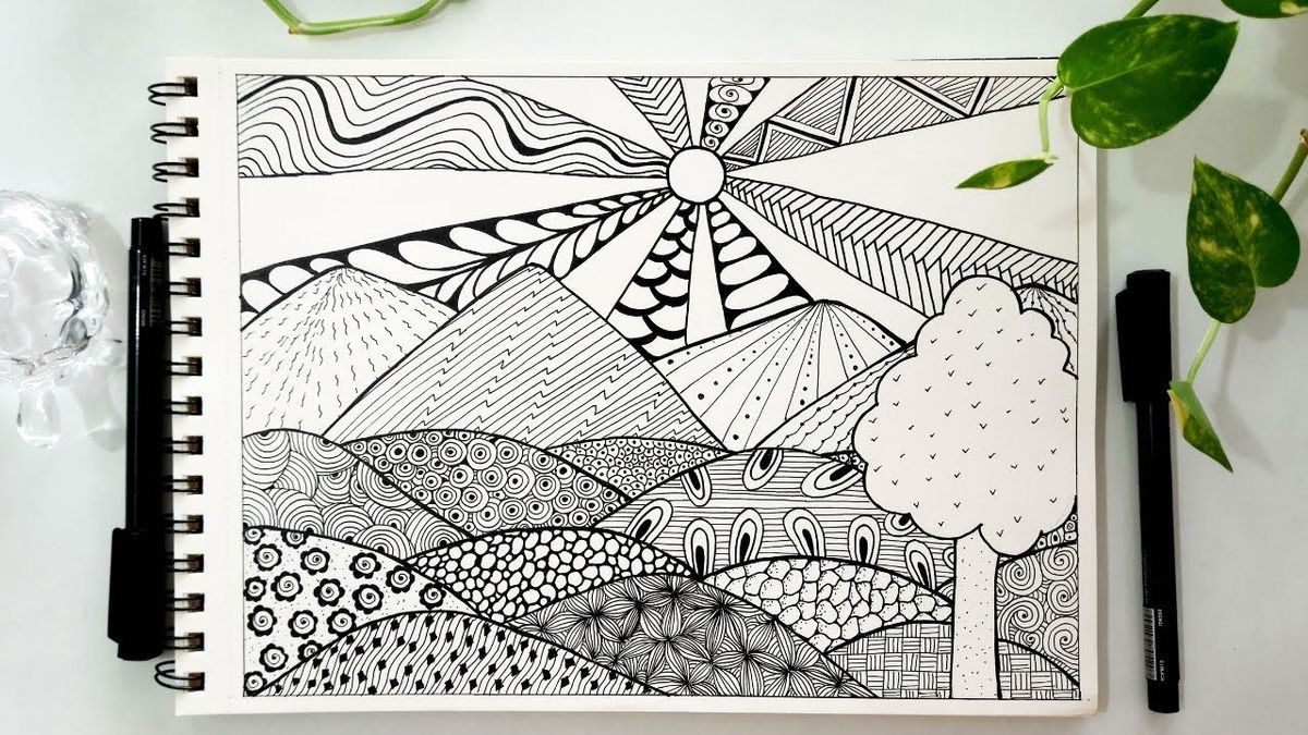 Zentangle Landscapes