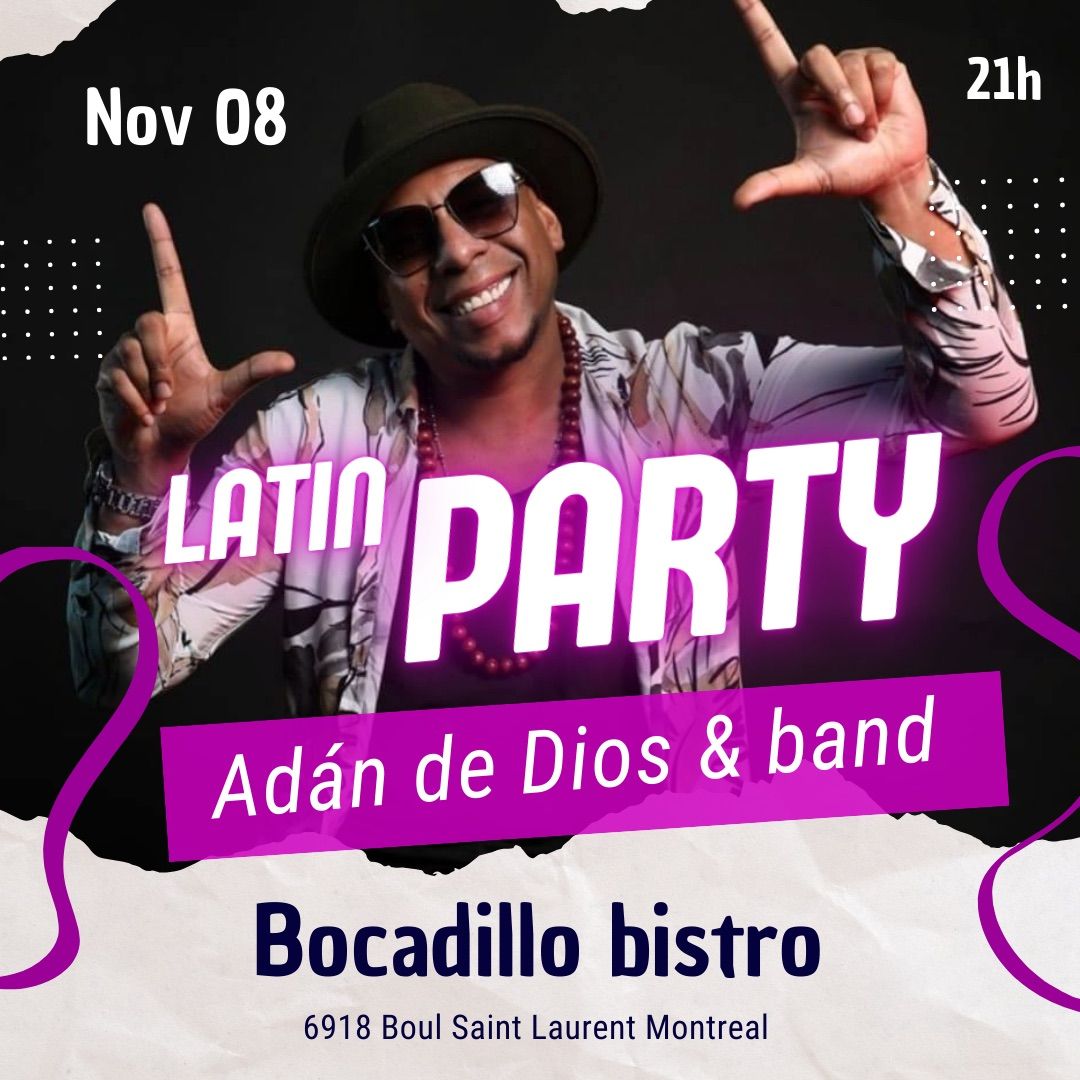 Ad\u00e1n de Dios & band | Lat\u00edn party 