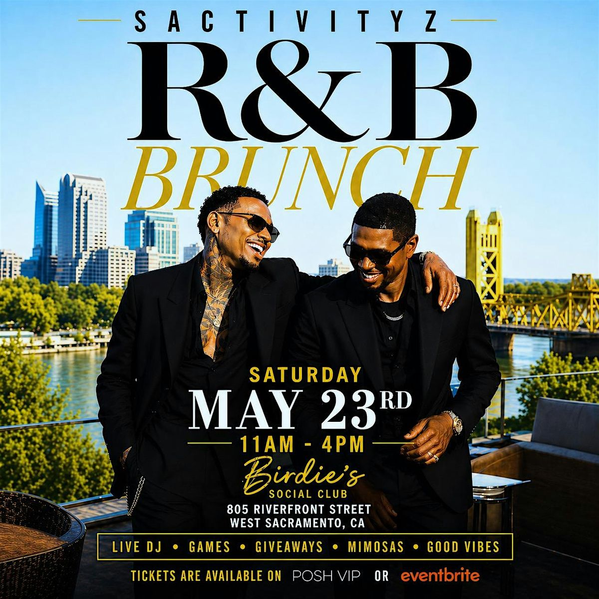 RAYMOND BROWN R&B BRUNCH AT BIRDIES SOCIAL CLUB