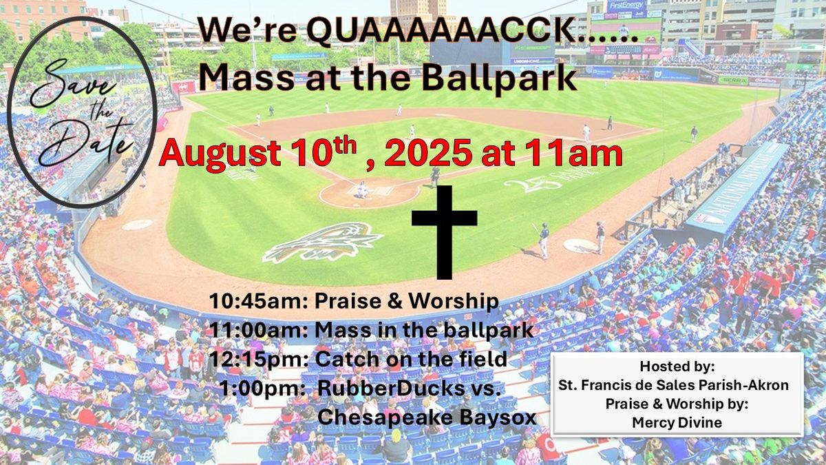 Parking Akron RubberDucks at Chesapeake Baysox