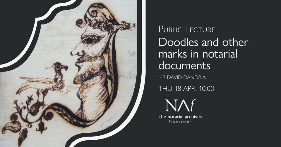 Public Lecture: Doodles and Other Marks in Notarial Documents