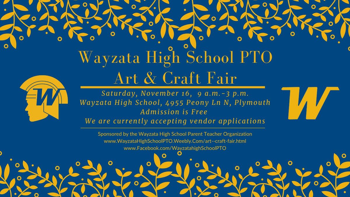 Wayzata High School PTO Art & Craft Fair