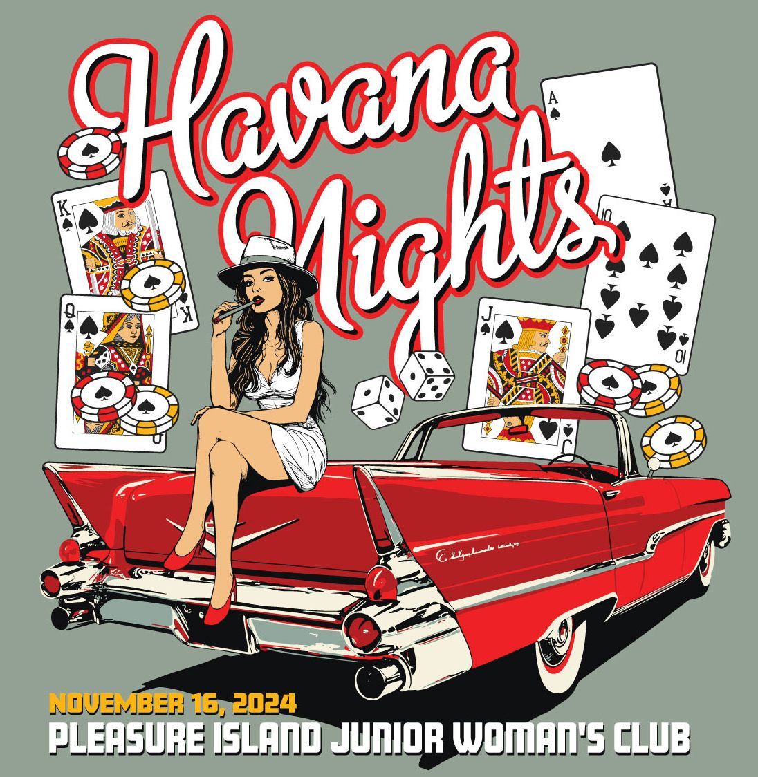 Havana Nights PIJWC Annual Cocktail Fundraiser Event