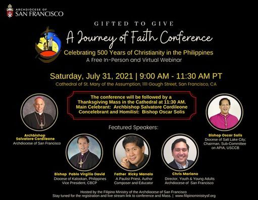 A Journey of Faith Conference: Celebrating 500 Years of Christianity in the Philippines