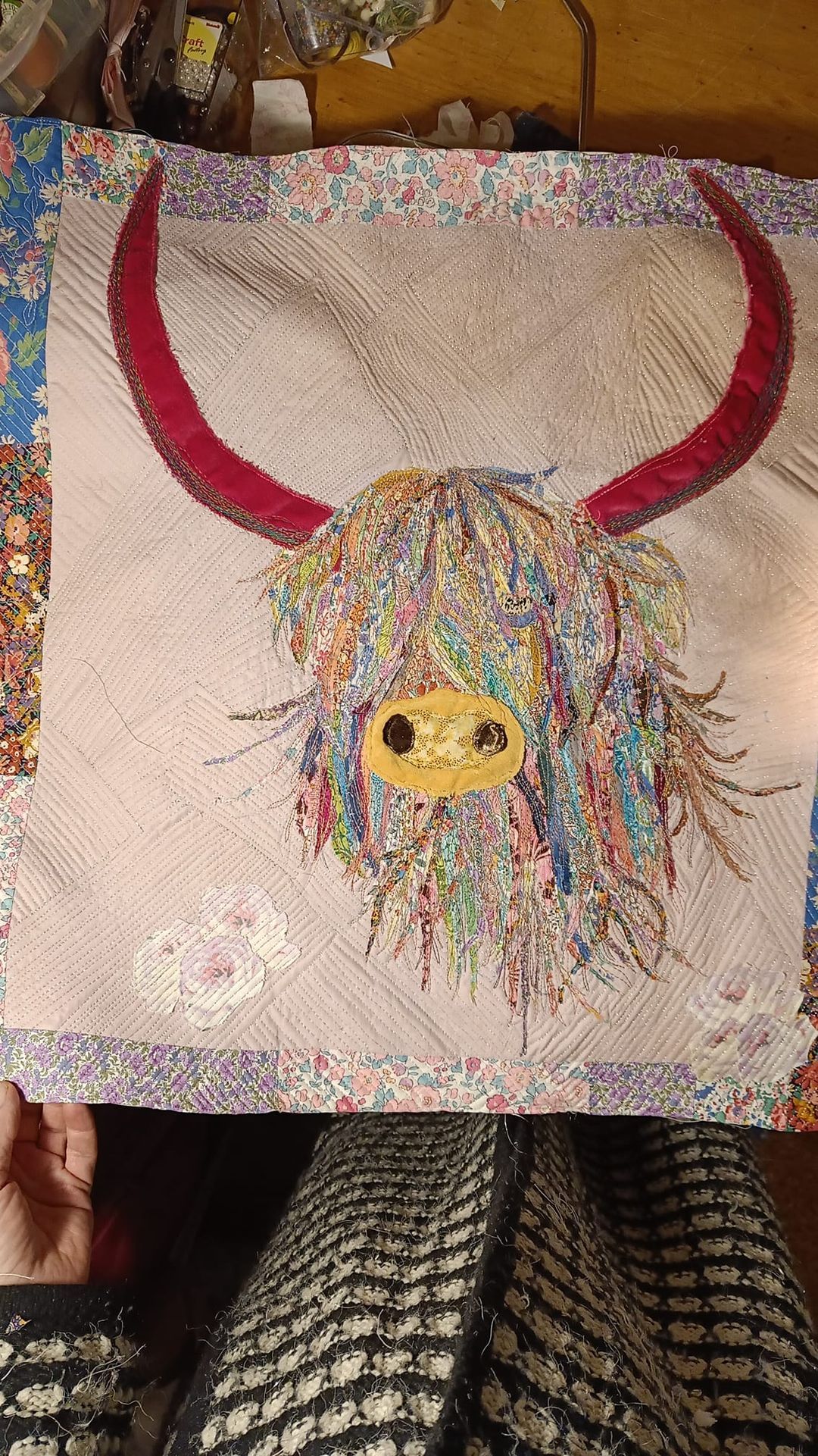 Textile & Stitch Animal Collage